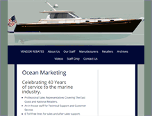 Tablet Screenshot of oceanmark.com